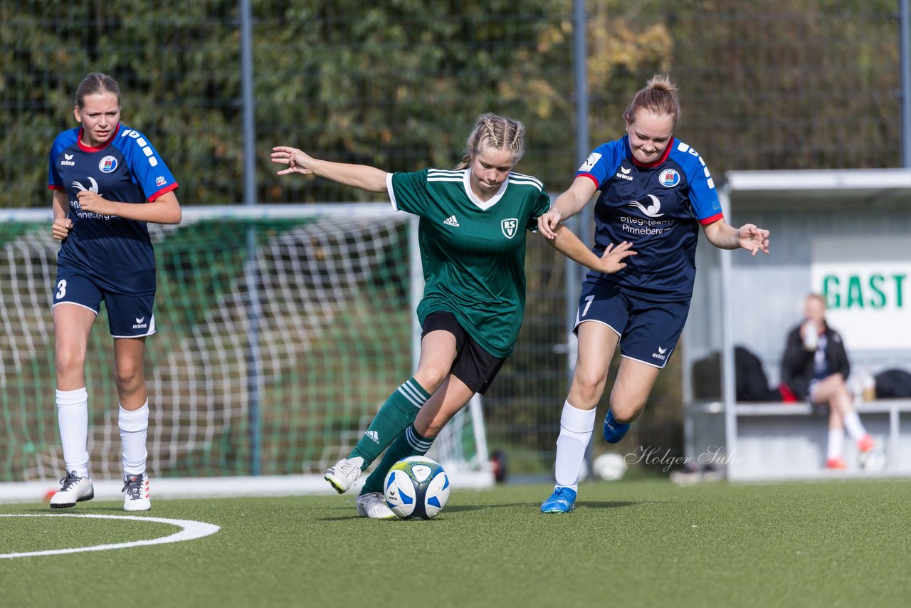 Bild 216 - wU19 Rissener SV - VfL Pinneberg : Ergebnis: 9:1